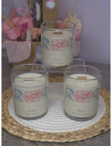 Bougie classique - Fleur de...